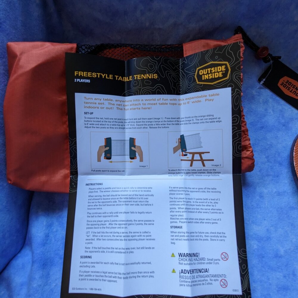 Portable Table Tennis Set - Picture 3 of 9